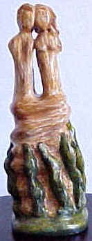 Amigos/2000-escultura em argila por Vernica M. Mapurunga de Mirandade Vernica Miranda