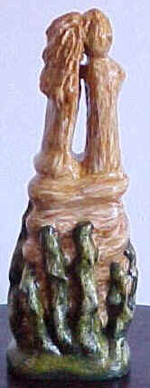 Amigos/2000- Escultura em argila por Vernica Maria Mapurunga de Miranda