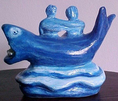 Amiguinhos - Escultura em argila por Vernica Maria Mapurunga de Miranda/janeiro 2001