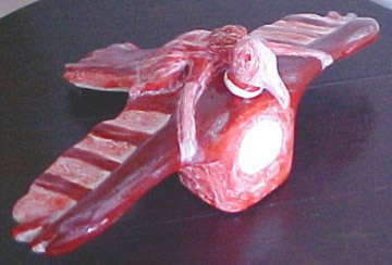 Amigo Pssaro - Escultura em argila por Vernica M. Mapurunga de Miranda -Jan-Maio/2002