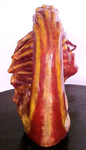 Que braseiro que fornalha - Escultura em argila por Vernica M. Mapurunga de Miranda/abril de 2001