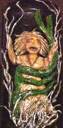 Chamado Ecolgico /1999 - Escultura em porcelana fria por Veronica M. Mapurunga de Miranda