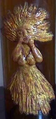 Medo/1999 -Escultura em Garrafa em Porcelana Fria por Vernica M. Mapurunga de Miranda