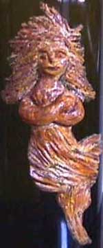 Amor/1999 -Escultura em Garrafa em Porcelana Fria por Vernica M. Mapurunga de Miranda