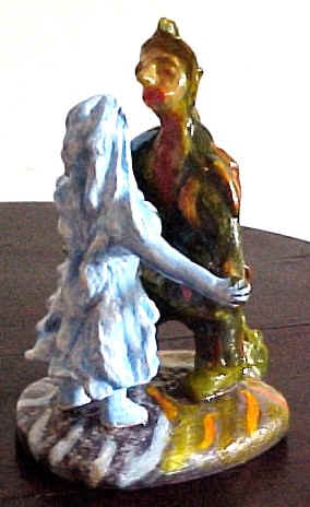 Danando com o Drago/2000 -Escultura em argila por Vernica M. Mapurunga de Miranda
