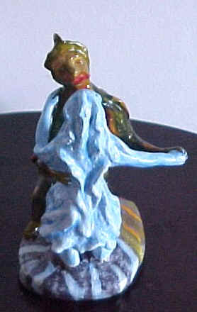 Danando com o Drago/2000 - Escultura em argila por Vernica M. Mapurunga de Miranda