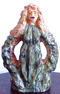 Poder verde/2000-escultura em argila por Vernica M. Mapurunga de Miranda