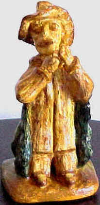 Prece 1/2000 escultura em argila por Vernica M. Mapurunga de Miranda